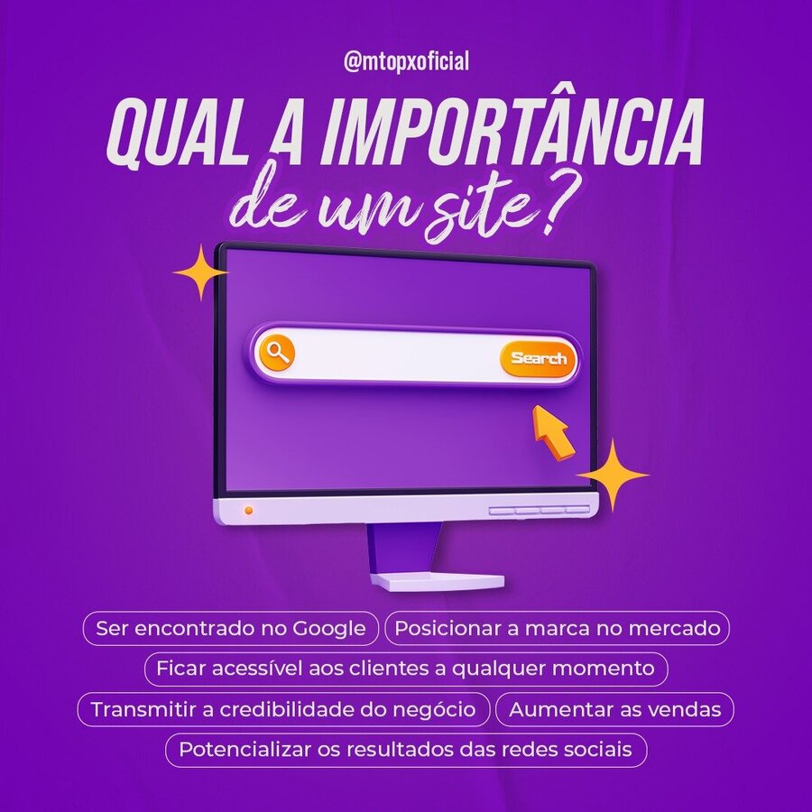 Qual a importância de um site?