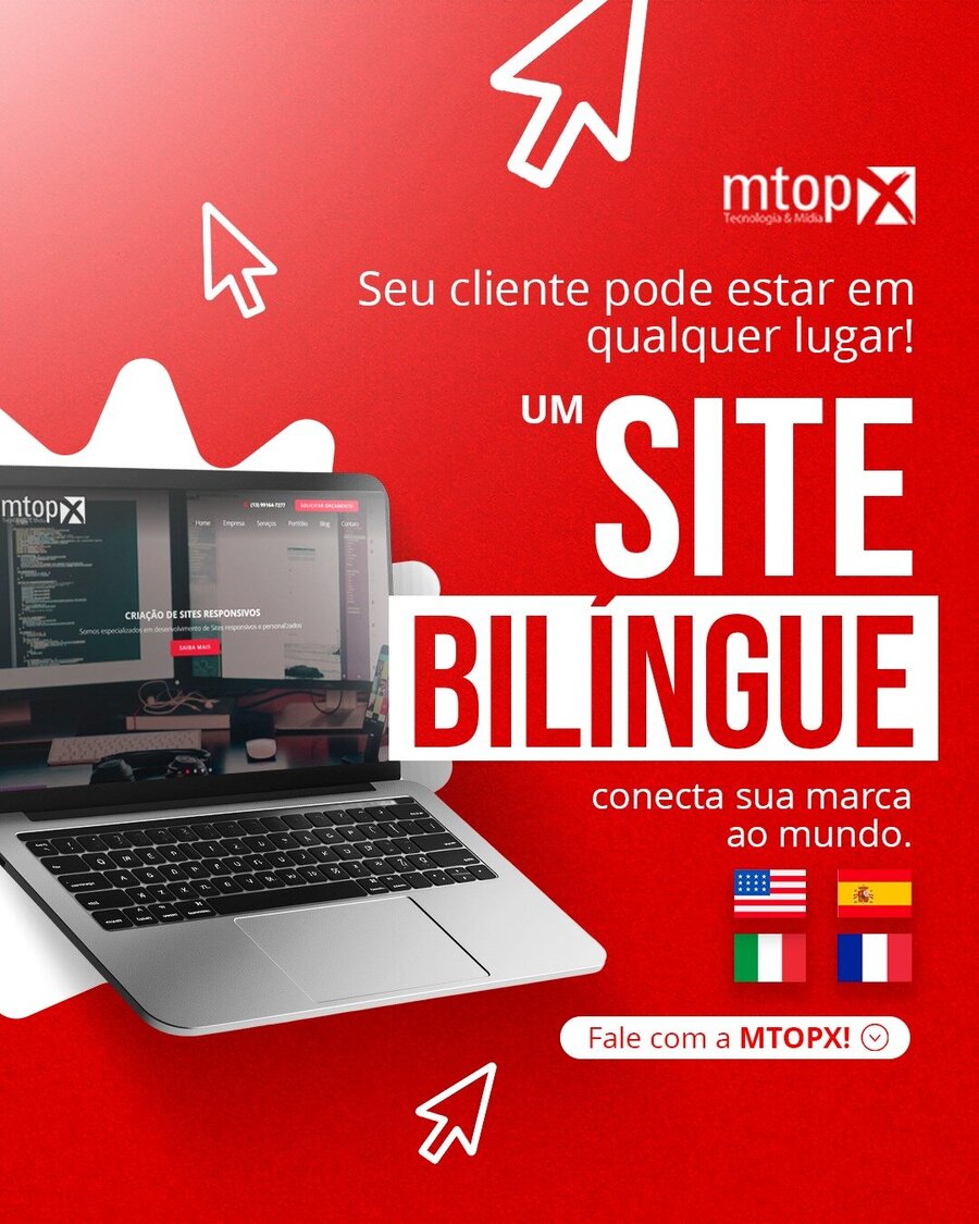Um Site Bilíngue conecta a sua marca!