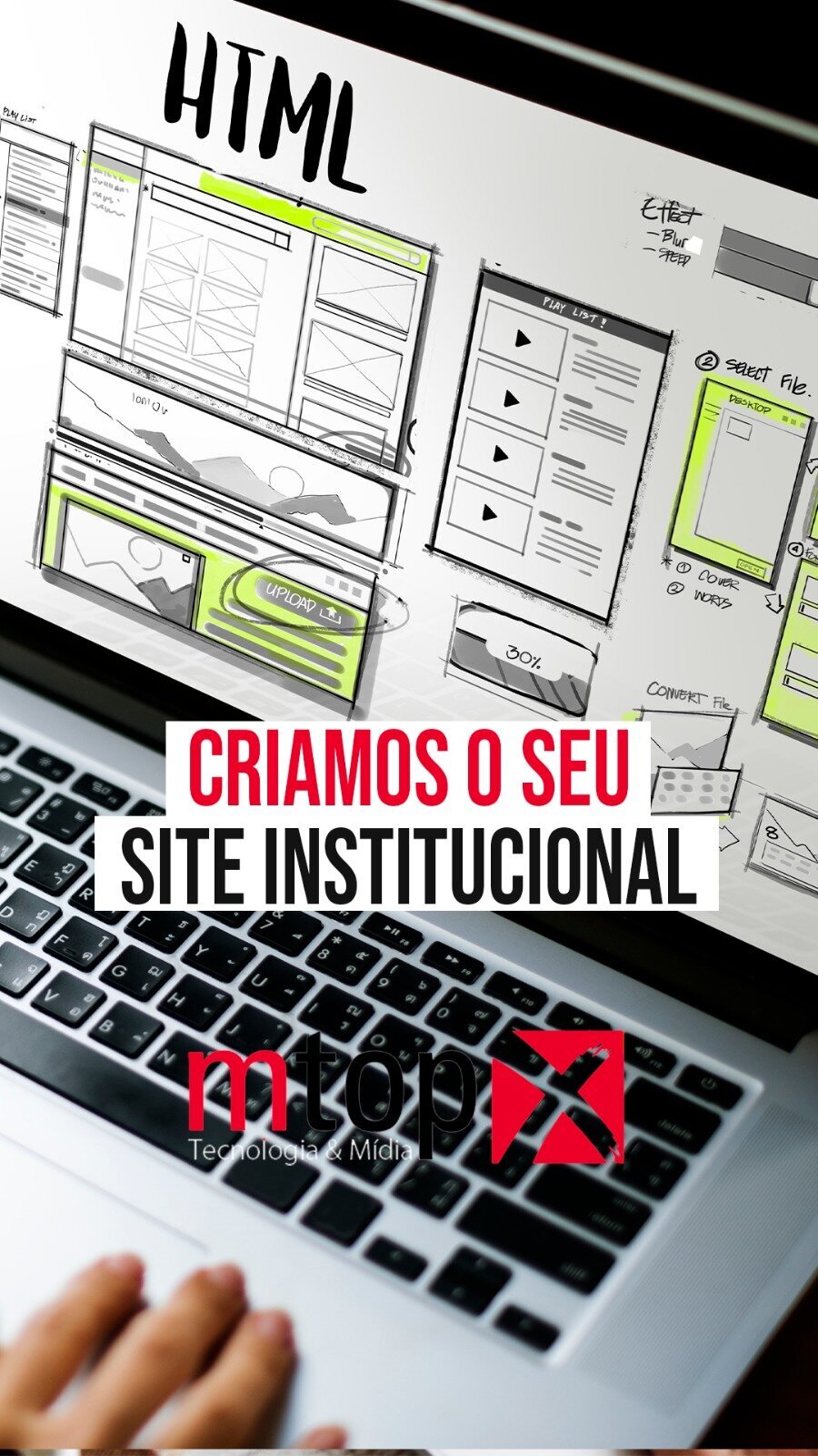 Criamos seu Site Institucional