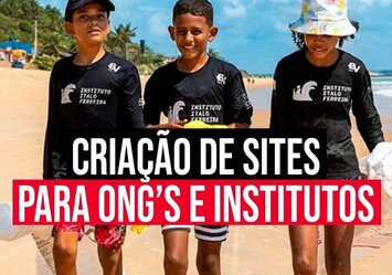 Criação de Sites para ONG's e Institutos