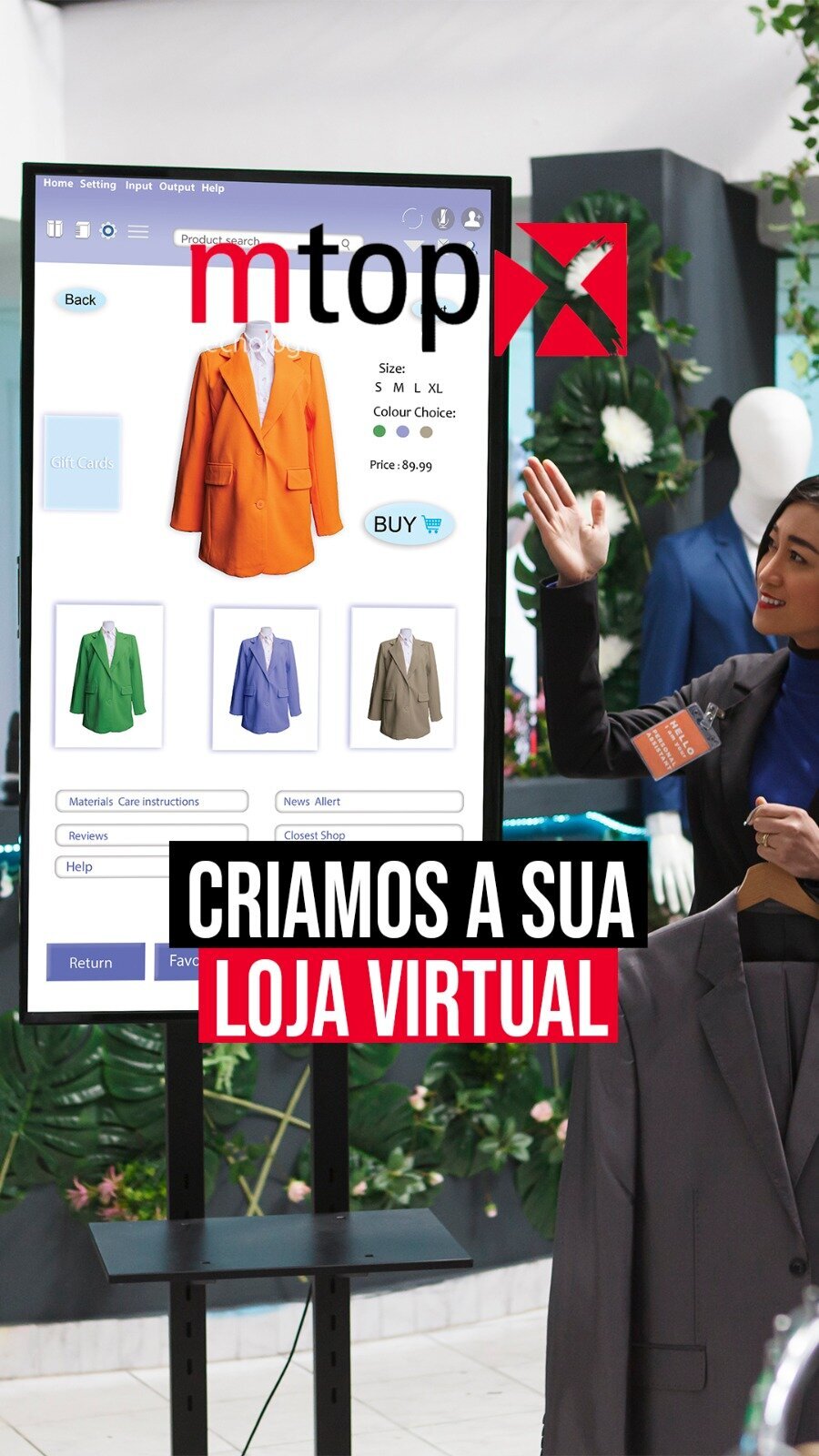 Criamos a sua Loja Virtual