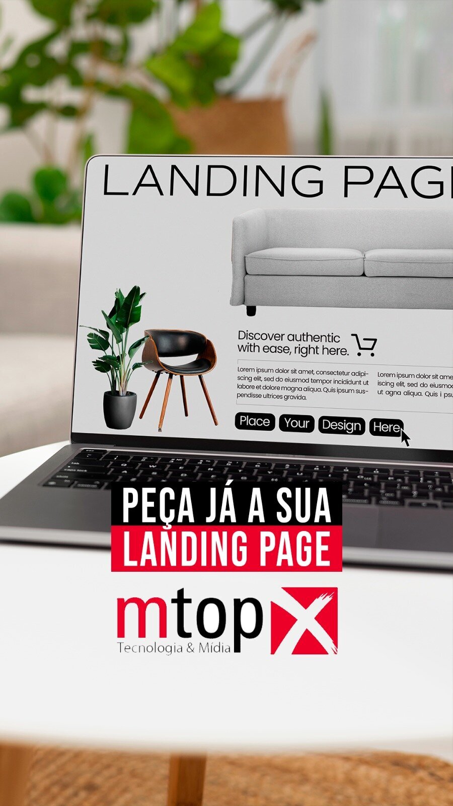 Peça já a sua Landing Page
