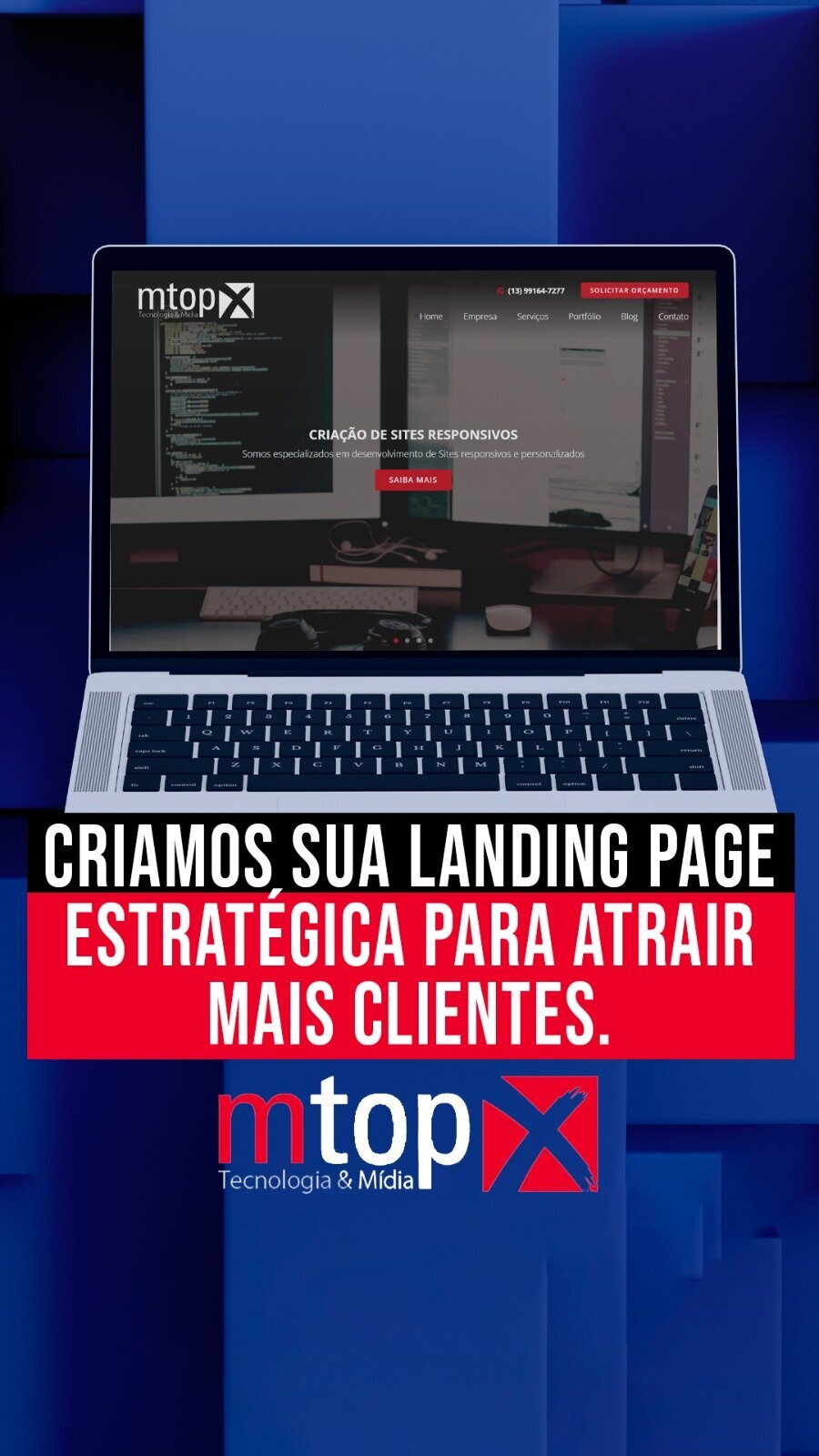 Criamos a sua Landing Page estratégica para atrair mais clientes