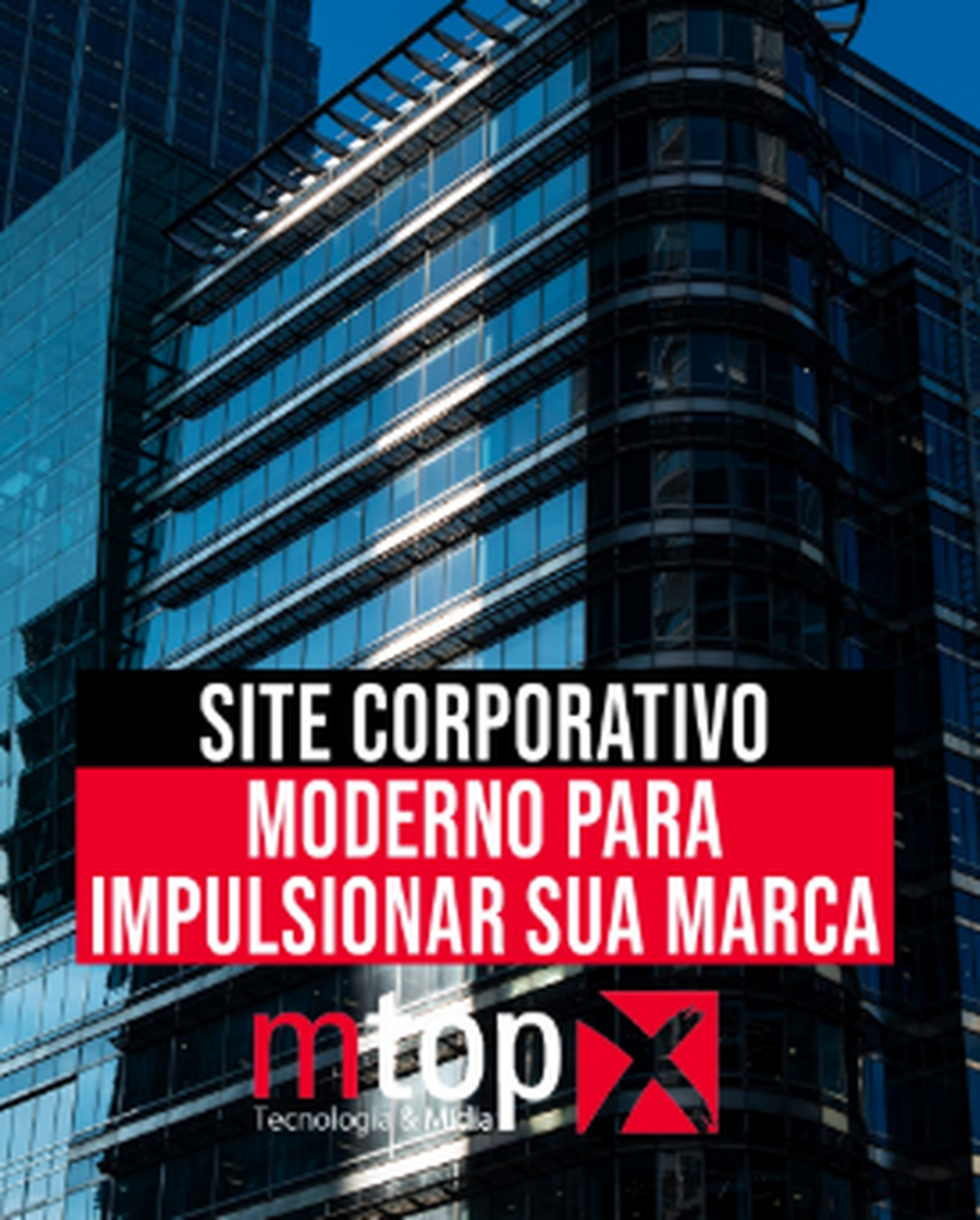 Site corporativo moderno para  impulsionar a sua marca