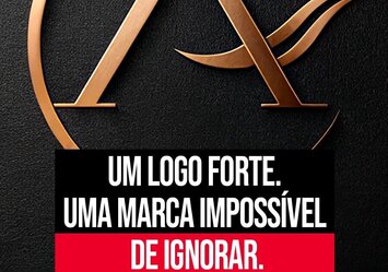 Um logo forte. Uma marca impossível de ignorar
